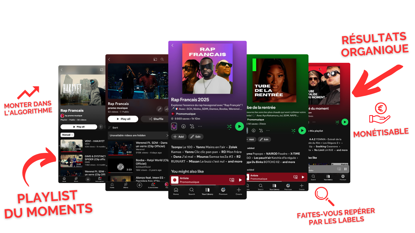 playlist promo musique