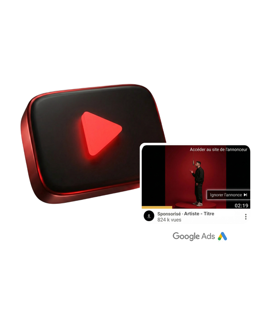 5 000 Vues Youtube ADS